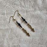 Orecchini A Perno Steampunk Gotici In Bronzo E Argento - 7cm, Gancio A Pesce, Accessorio Moda Donna - 4