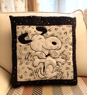 Cuscino quillow Snoopy che balla - un cuscino che diventa un plaid