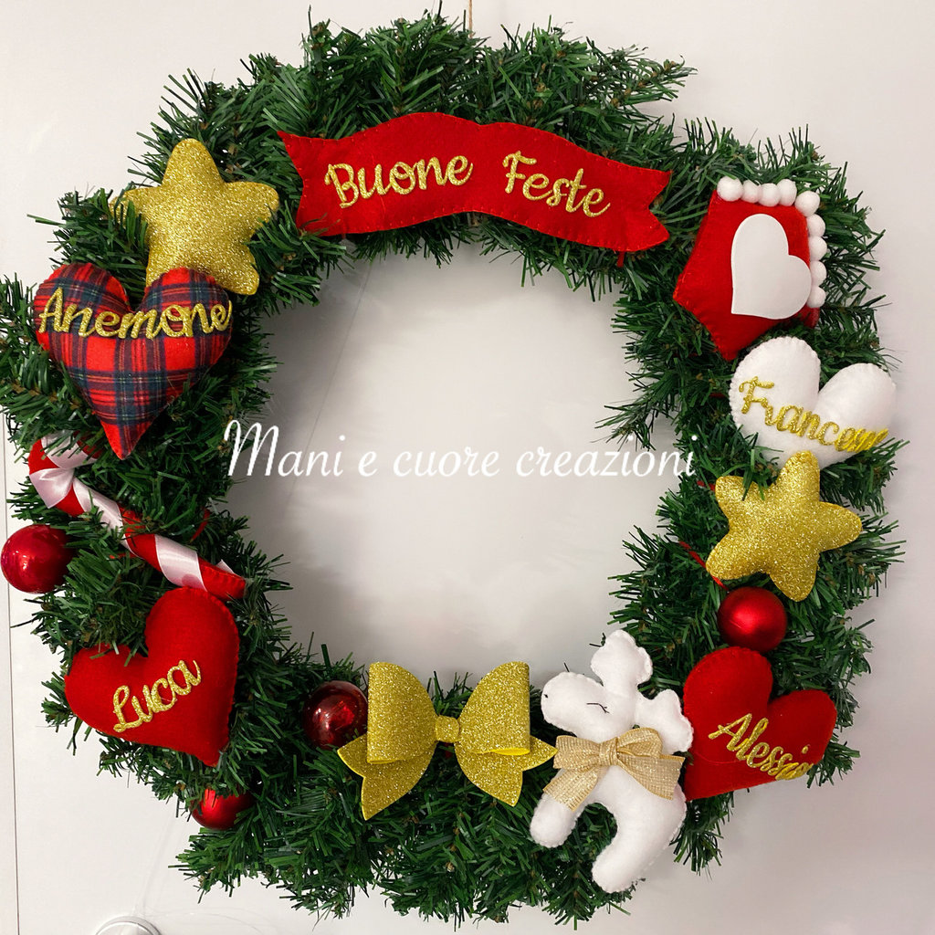 Ghirlanda natalizia con palline di plastica dorate Raz da 4' | Raz Imports | Raz Natale | Decorazioni natalizie per la casa | Ghirlanda di Natale