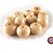 Lotto 50 Perle in osso - 12x11 mm - colore naturale