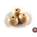 Lotto 50 Perle in osso - 16x15 mm - colore naturale