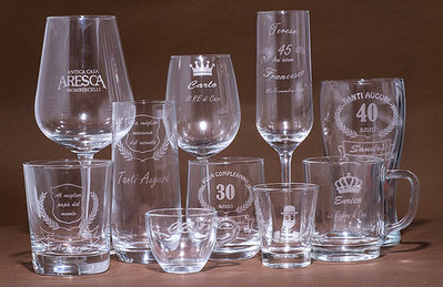 Bicchiere Personalizzato con Nome, Calice bicchieri personalizzati regalo  festa compleanno auguri