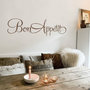 Adesivo Bon Appetit wall sticker da 1 metro