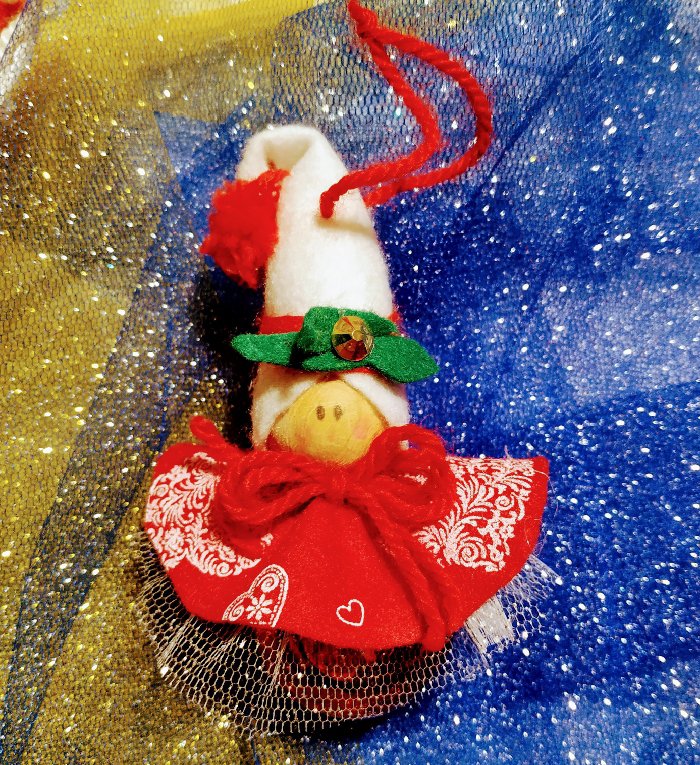 Babbo Natale Classico 100 cm Verde Rosso Addobbo Natalizio Realistico