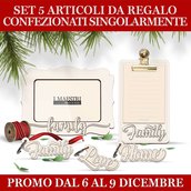 SET DA 5 Articoli da regalo Made in Italy completi di scatola di confezionamento per ogni articolo - I MAESTRI