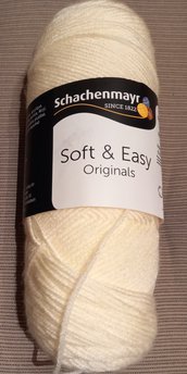 Gomitolo Soft & Easy Schachenmayr colore panna