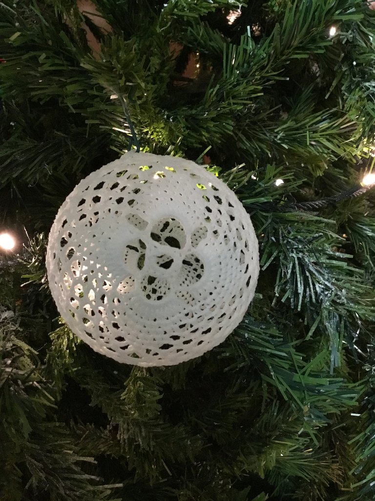 Pallina per albero di Natale rosa, 14 cm, plastica infrangibile