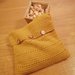 Woody Crochet - Cuscino imbottito con fiocchi di Cirmolo - Fodera esterna all'uncinetto