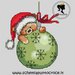 FILE DIGITALE: Orascchiotto su pallina di Natale