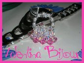 Borsetta swarovski e perle