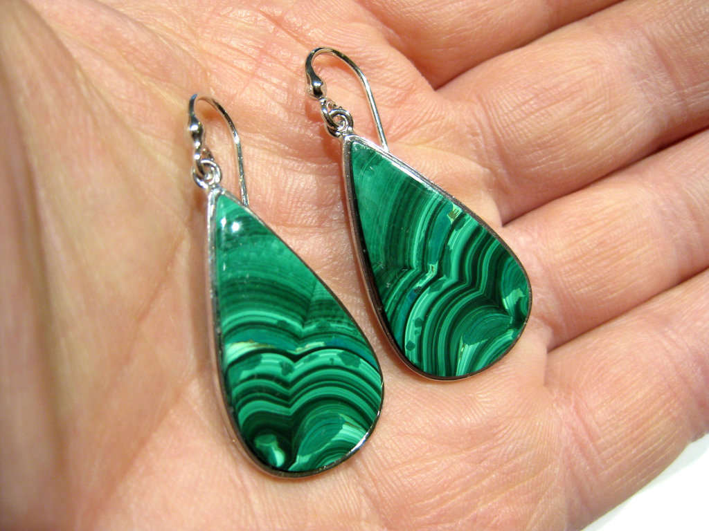 Orecchini Bronzallure - Variegata - Pendenti - Malachite -WSBZ02097.GM - Foto 8