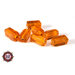 150 Perle vetro - rettangolo  - 12x5 mm - Colore: Arancione - Tonalità: Trasparente