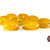 50 Perle Vetro - Disco Piatto: 16x9 mm - Colore: Giallo - rondella - Pastiglia