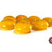 50 Perle Vetro - Disco Piatto: 16x9 mm - Colore: Giallo - rondella - Pastiglia