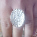 Anello da donna in argento 925 fatto a mano A00
