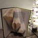 Book Folding, Folded Book, Libro Piegato, Libro Scultura , regalo di Natale, 3 CUORI