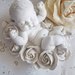 Stampo neonato grande con rose