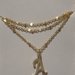 Collana Con Iniziale E Ciondolo Cuore In Acciaio Dorato Con Zirconi - Gioiello Personalizzato, Regalo Per Donne E Ragazze