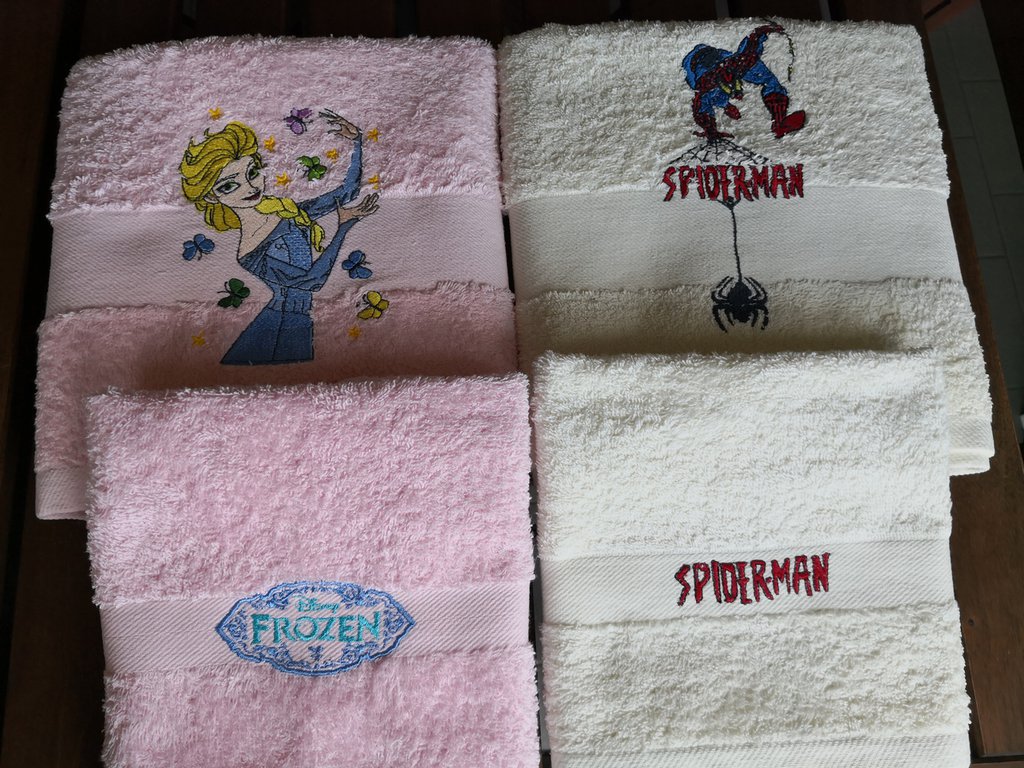 Set Asciugamani Bambini | 2 Pezzi Con Motivo | 100% Cotone | Per Viso E Corpo - Foto 4