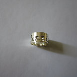 Anello Personalizzato Big Bling Iced Out – Lettera Iniziale A-Z, Uomo Donna, Argento