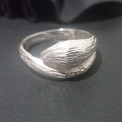 Anello "serpente" da donna in argento 925 fatto a mano A81