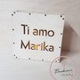 Lampada led personalizzabile in legno idea regalo san valentino maestre