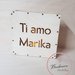 Lampada led personalizzabile in legno idea regalo san valentino maestre