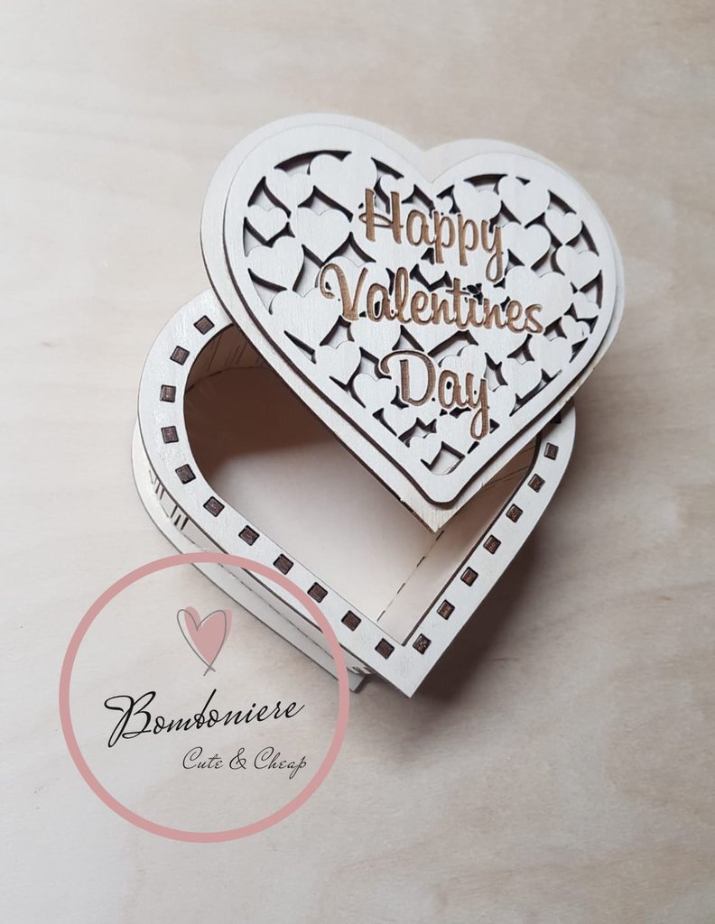 San Valentino - Cuore in legno personalizzato - Idea regalo : :  Prodotti Handmade