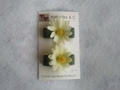 flowers hairclips