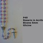 P49-Rosario in Acrilico Bicono 5mm - Glicine