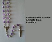 P56-Rosario in Acrilico Animate 5 - Ametista