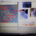 Schema punto croce bordo blu per tovaglia PDF download cross stitch Italy