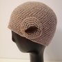 Cappello lana donna nocciola