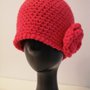 Cappello donna rosso ciliegia 