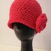 Cappello donna rosso ciliegia 