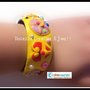 Bangle Sailor Moon, kawaii - cristallo del cuore - 