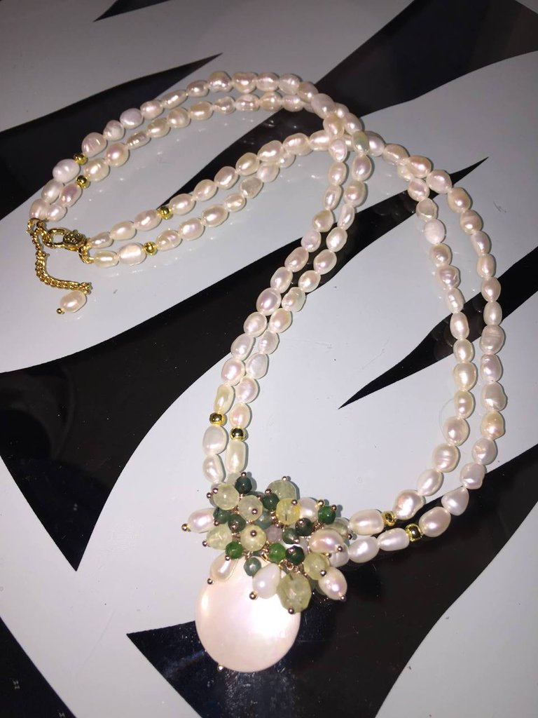 Cucchiaini In Perla Di Fiume Per Uova E Caviale - Set Da 2, Lunghi 12 Cm | Fatto A Mano, Naturali - Foto 3