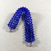 Bracciale blu cristalli e perline 