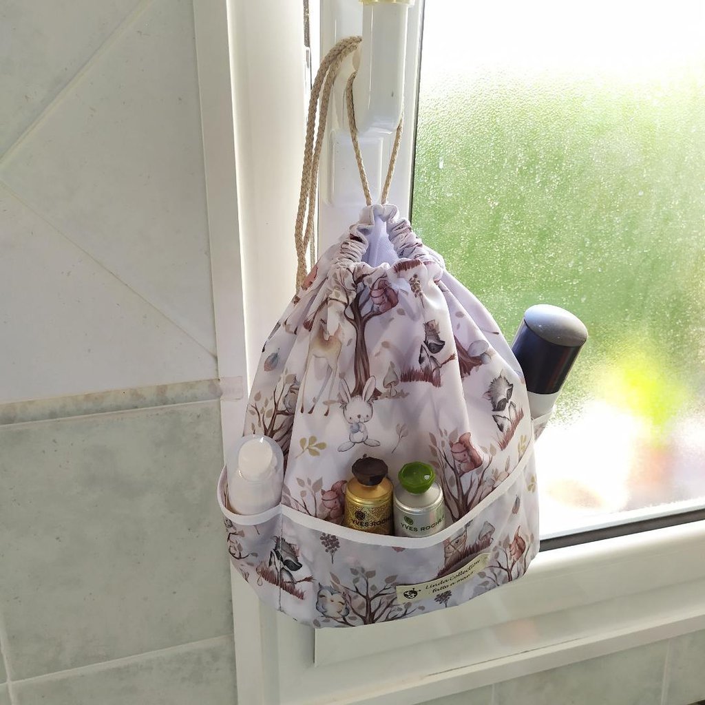 Beauty Case Da Viaggio Impermeabile | Stampa Animaletti In PU | 21,6x5,7x2,5 Cm | Portatrucchi E Accessori