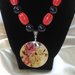 Collana con perle in ceramica