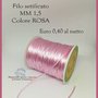 Filo satinato setificato -ROSA-