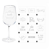 Bicchiere Personalizzato con Nome, Calice bicchieri personalizzati regalo festa compleanno auguri