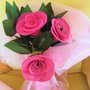 Bouquet rose uncinetto