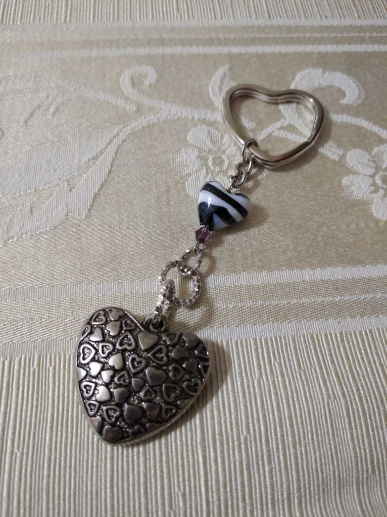Portachiavi Cuore a cuore - Donna - Accessori - di Carmela Bijoux