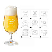 Bicchieri personalizzati, boccale birra compleanno festa auguri
