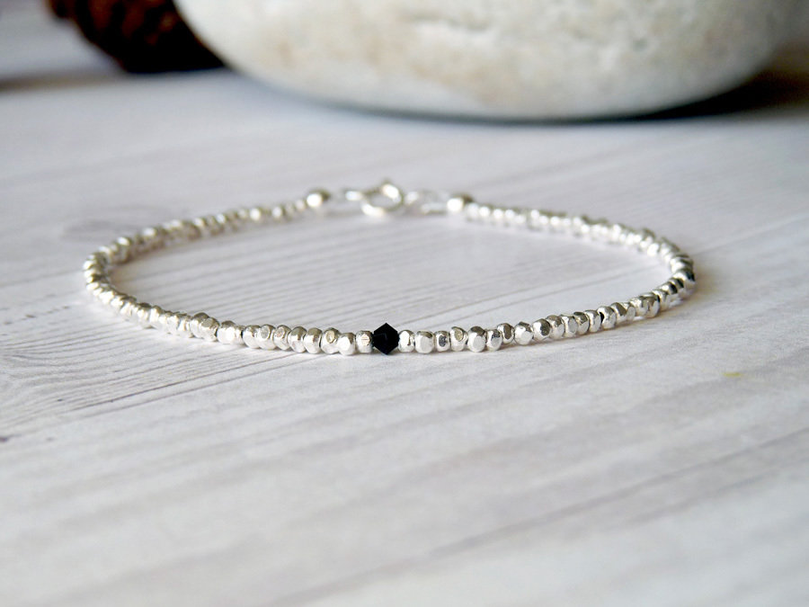 Silverly Bracciale in Argento Sterling Bangle Rigido con Spirale
