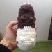 Cavia bianco e marrone amigurumi uncinetto gioco