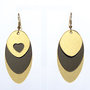 Orecchini "Love love love" - mod. Gold