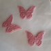 10 Farfalle 3D  in gomma crepla  fommy, gomma eva glitterata