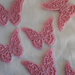 10 Farfalle 3D  in gomma crepla  fommy, gomma eva glitterata